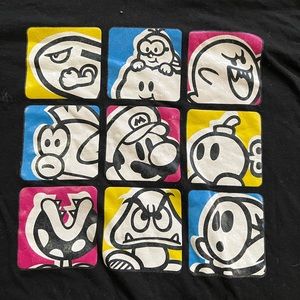 Nintendo Super Mario Kart Tee Shirt 9 Characters